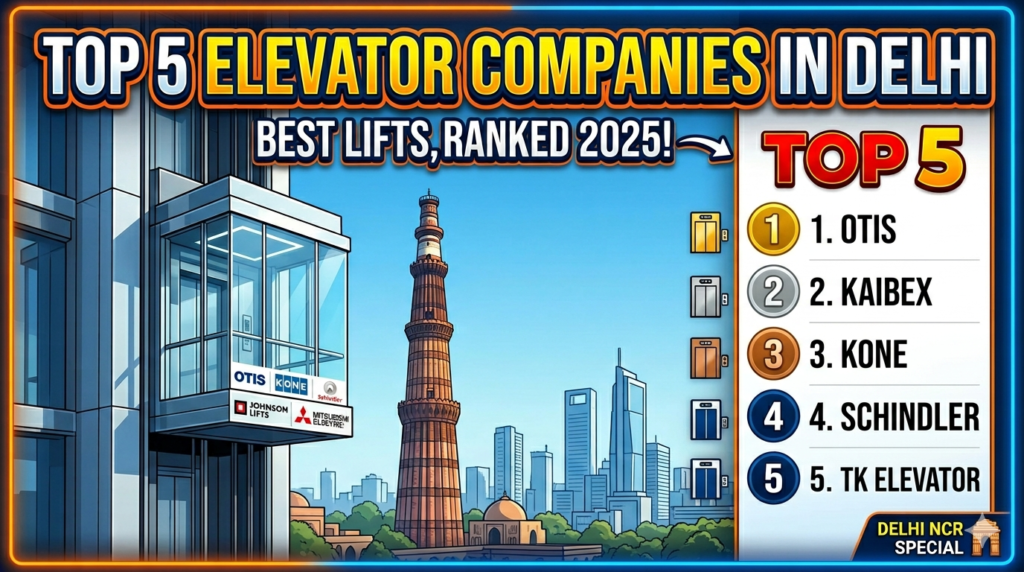 Top 5 Elevator Company In Delhi