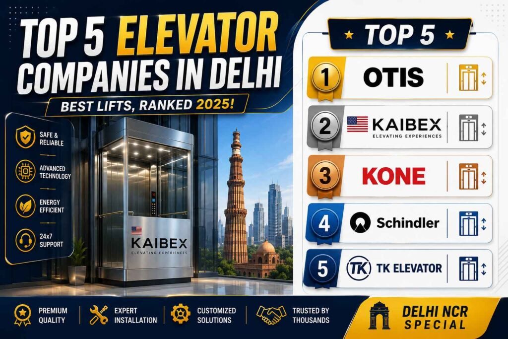 Top 5 Elevator Company In Delhi