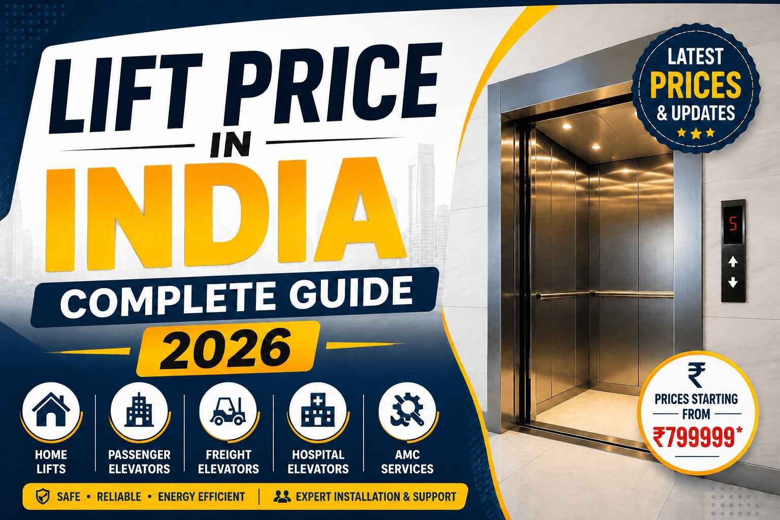 Lift Price in India – Complete Guide 2026